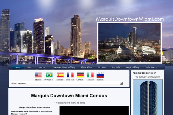 Marquis theme site design template sample