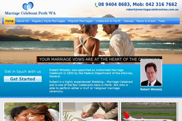 Marriage theme site design template sample