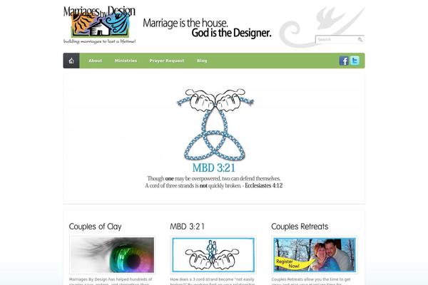 Paradise theme site design template sample