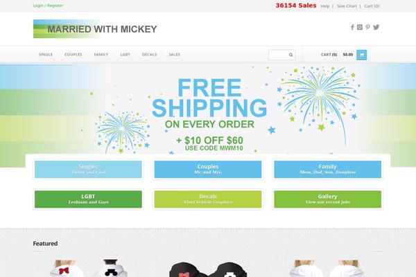 marriedwithmickey.com site used Webmarket