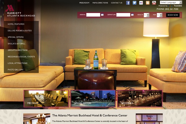 Site using Google Language Translator plugin