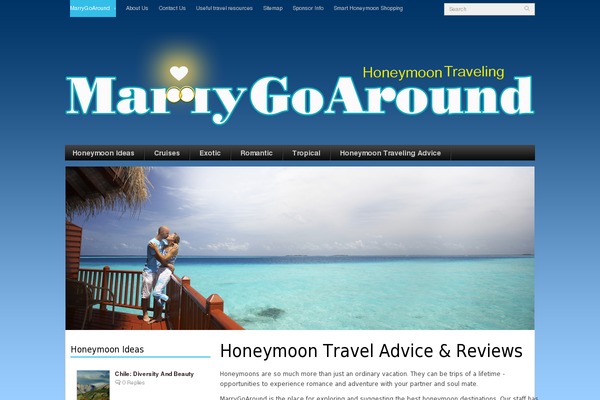 Destination theme site design template sample