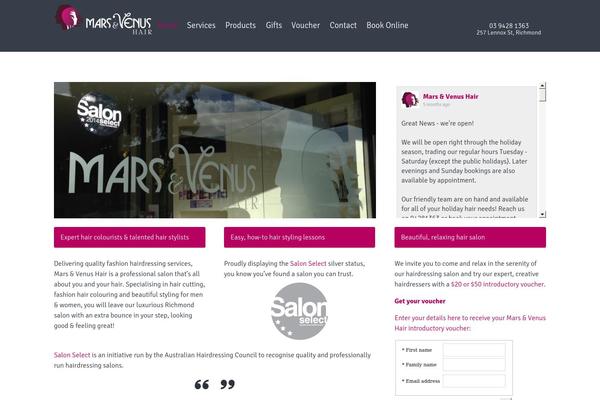Ronika theme site design template sample