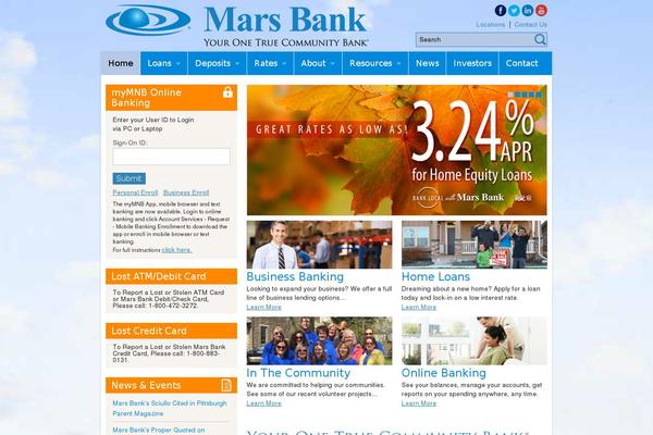 Site using Banksite-slider plugin