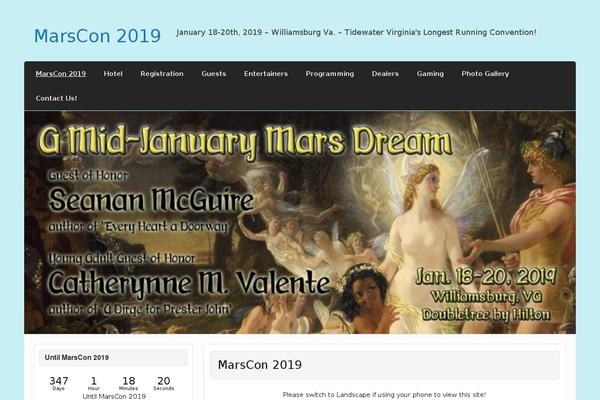 Site using WordPress Countdown Widget plugin