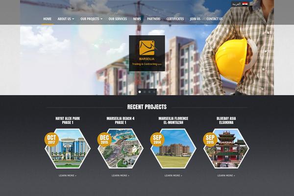 Landscape theme site design template sample