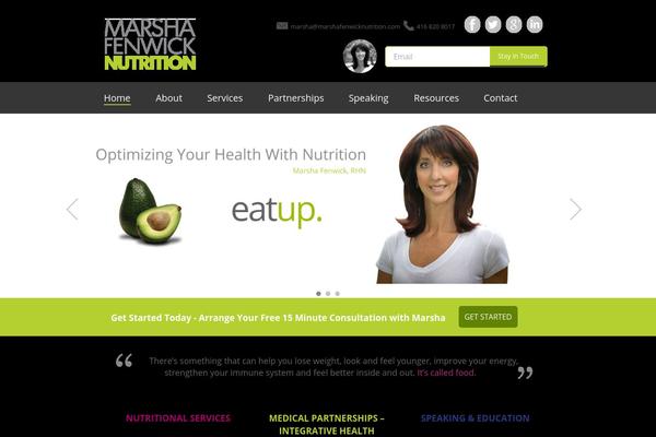 marshafenwicknutrition.com site used Marsha