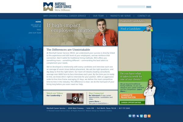 Mcs theme site design template sample