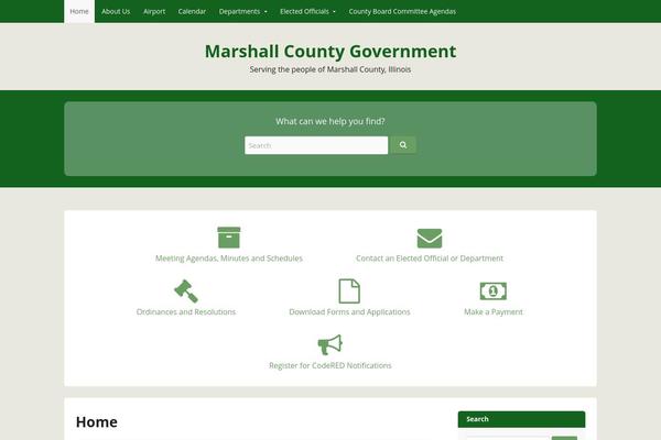 GovPress theme site design template sample