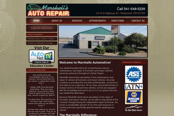marshallsautomotive.com site used Eightyfive