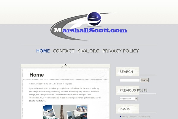 Personalpress theme site design template sample