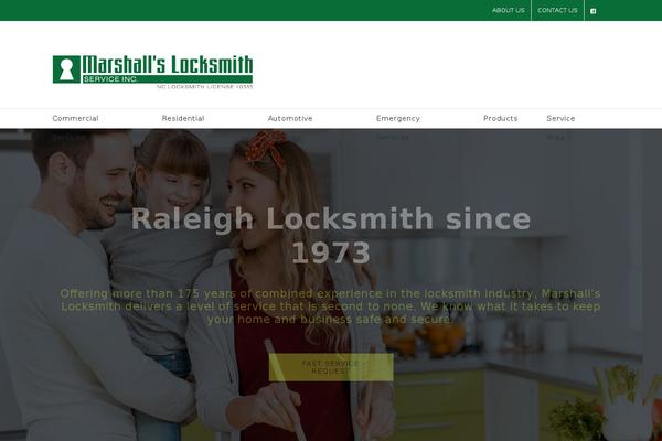 Marshall theme site design template sample
