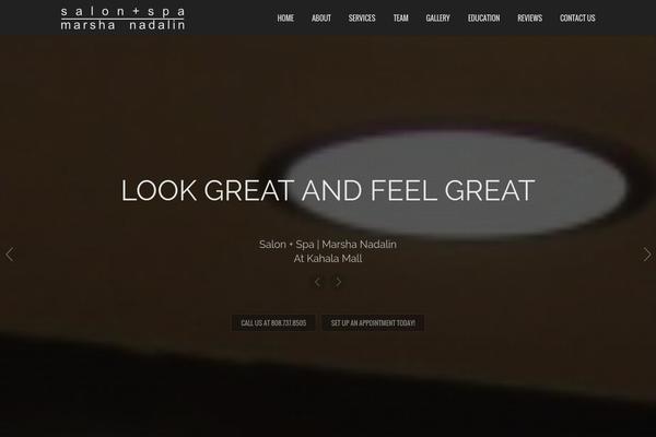 North theme site design template sample