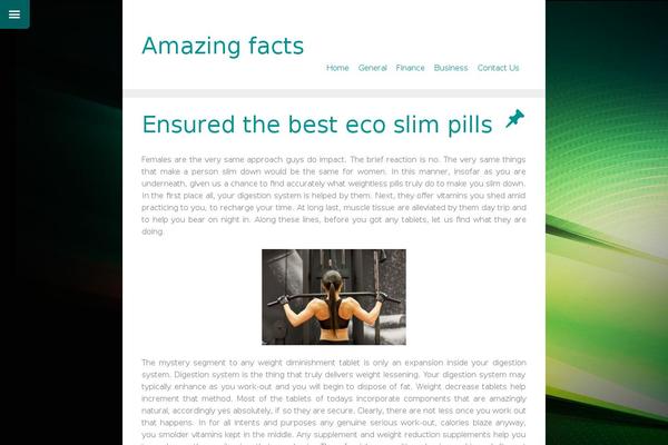 Just Write theme site design template sample