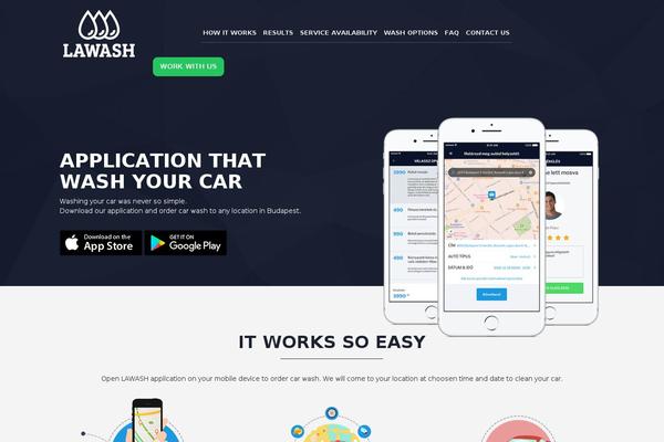 Carwash theme site design template sample