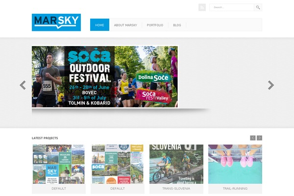marsky.si site used Moderna