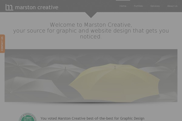 marstoncreative.com site used Serious