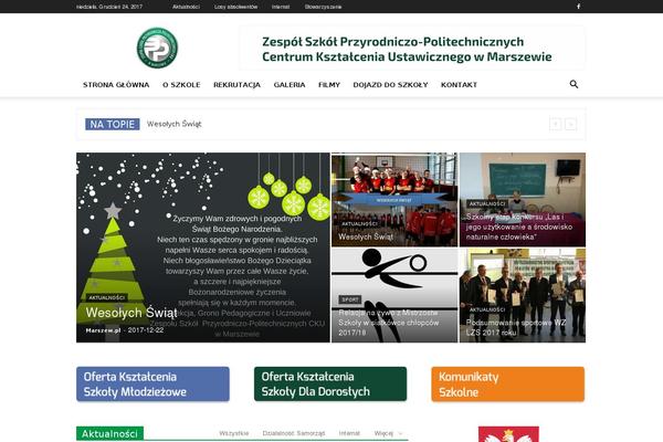 ParkCollege theme site design template sample