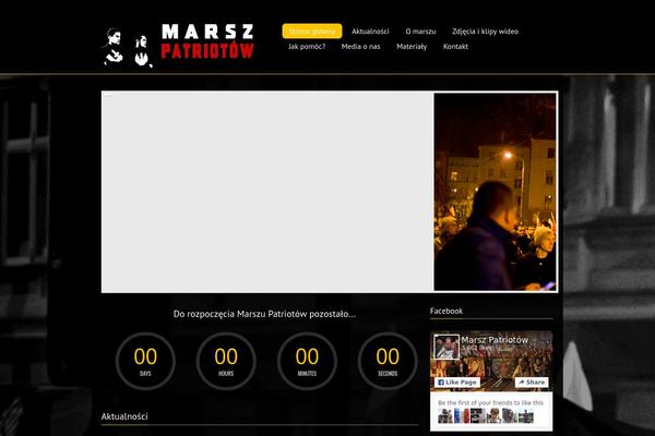 Vibration theme site design template sample