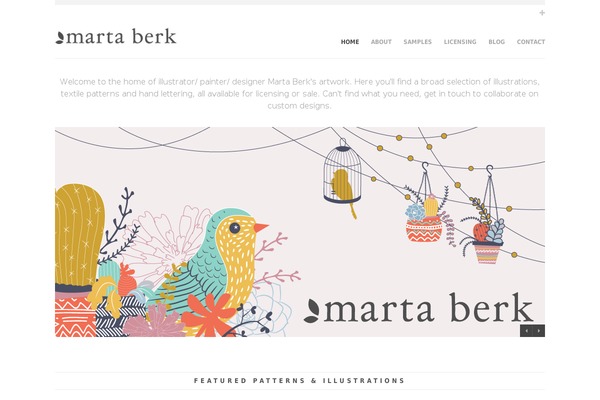 Slate theme site design template sample