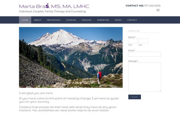 Panoramic theme site design template sample