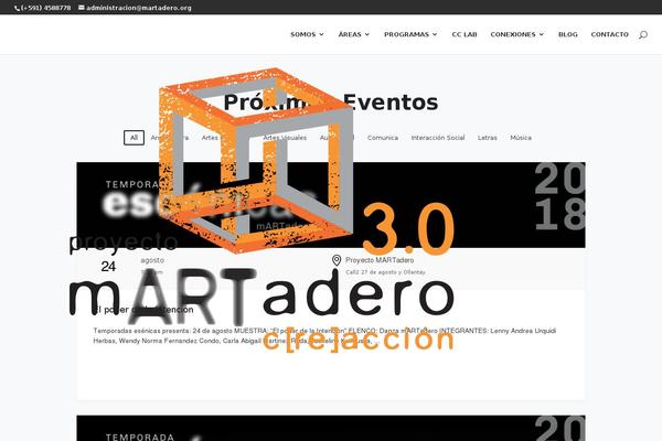 Site using Divi-100-article-card plugin