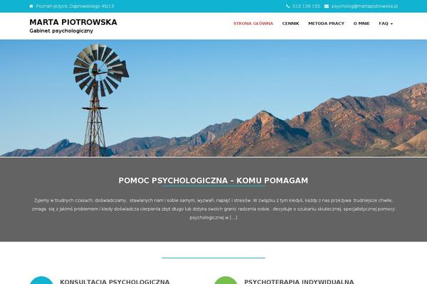 Initio theme site design template sample