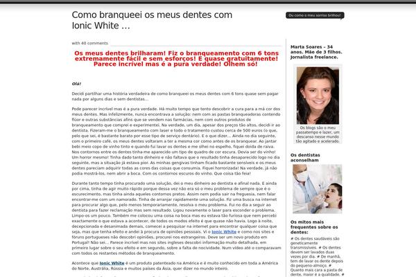 Journalist theme site design template sample