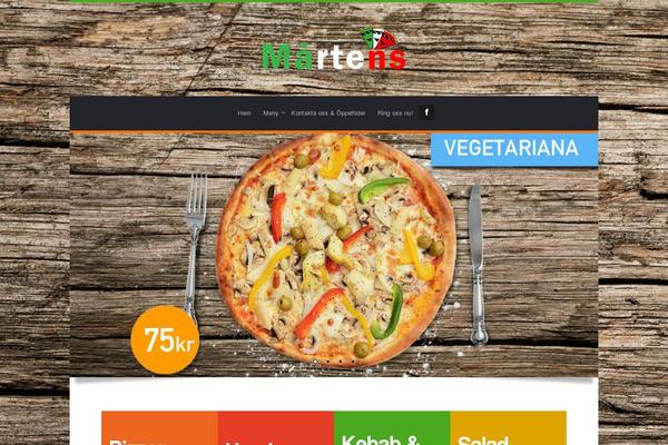 martenspizzeria.com site used Martens-wp