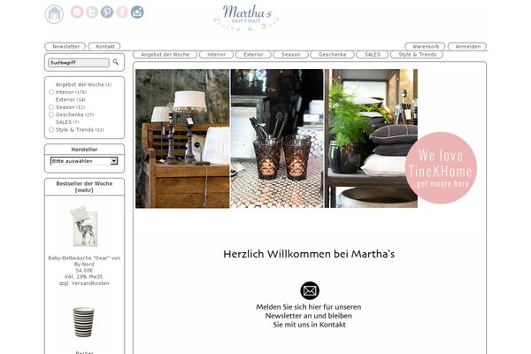 Wohnklamotte theme site design template sample