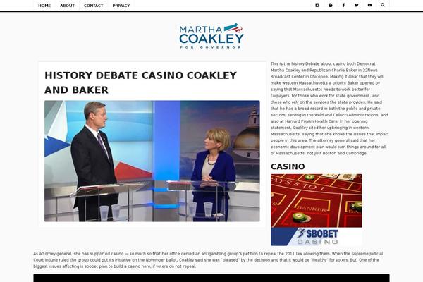 marthacoakley.com site used Snews