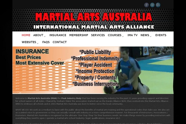 Balance theme site design template sample