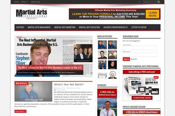 Jarida theme site design template sample