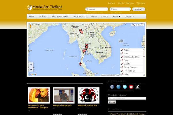 GeoPlaces theme site design template sample