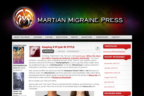 Mystique theme site design template sample