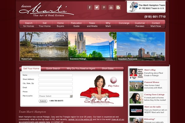 martihampton.com site used Cotheme