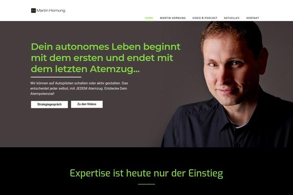 Ambient theme site design template sample