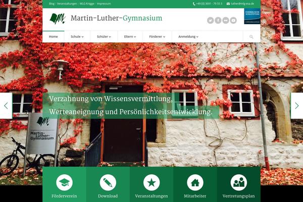ParkCollege theme site design template sample