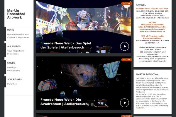 Videoz theme site design template sample