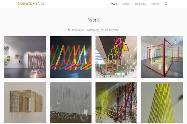 Cubo theme site design template sample