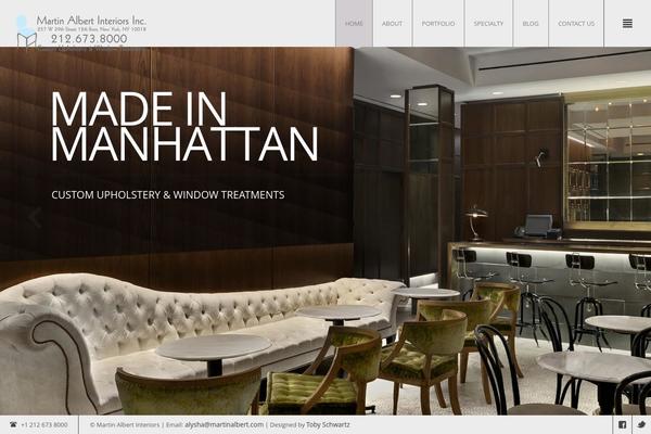 Interior theme site design template sample