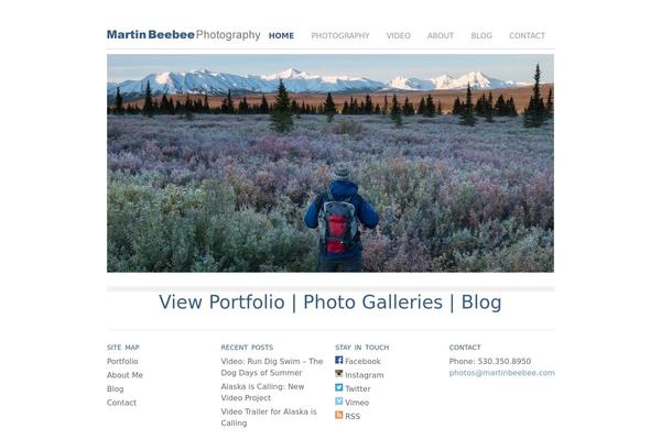 martinbeebee.com site used Layover