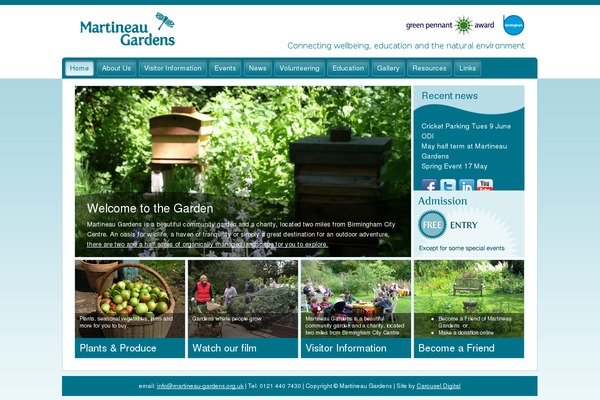 martineau-gardens.org.uk site used Gardens