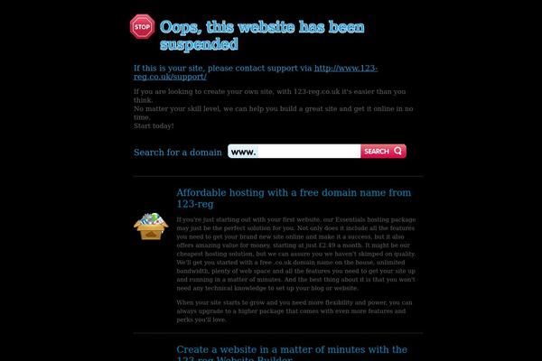Nemesis theme site design template sample