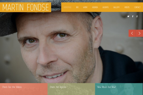 Muse theme site design template sample