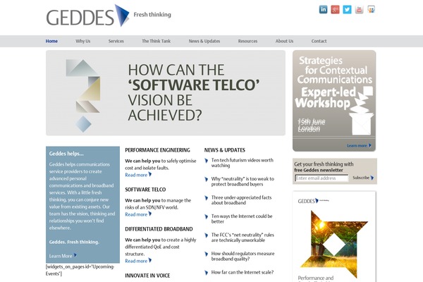 Prose theme site design template sample