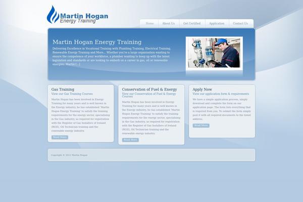 martinhoganenergytraining.com site used Theme-1