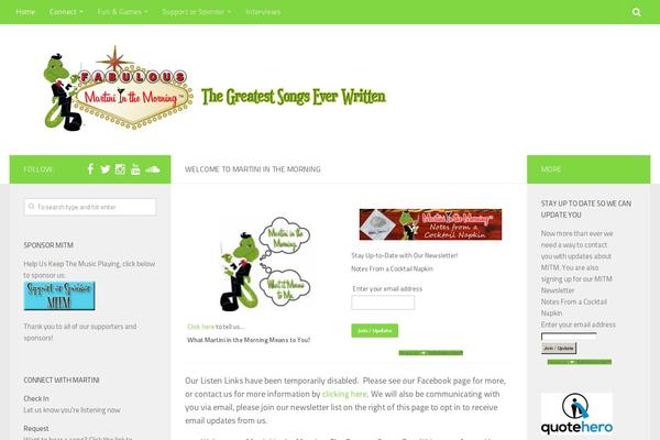 Site using Easy Content Slider plugin