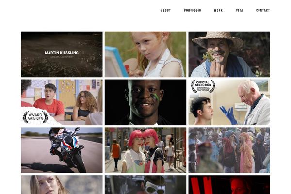 Pelicula theme site design template sample