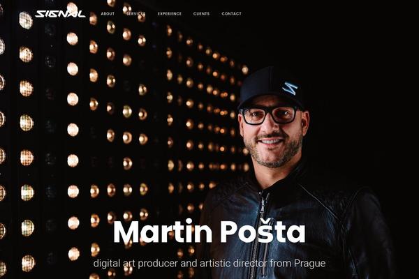 Oshine theme site design template sample